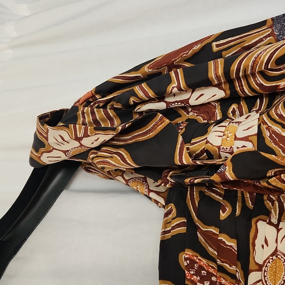 NWT ULLA JOHNSON MARIAM DRESS FLORAL MIDI ONE SHOULDER SILK SZIE  0 - Picture 7 of 16